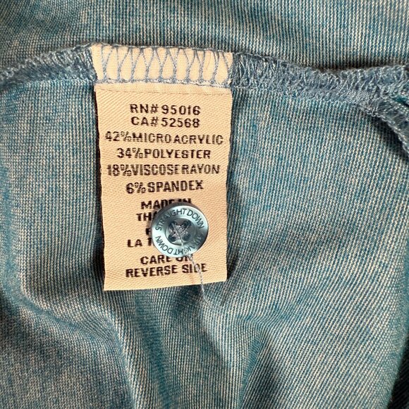 Straight Down Polo Shirt Men Size S Blue Short Sleeve Embroidered Logo Cruz NWT - Picture 9 of 11